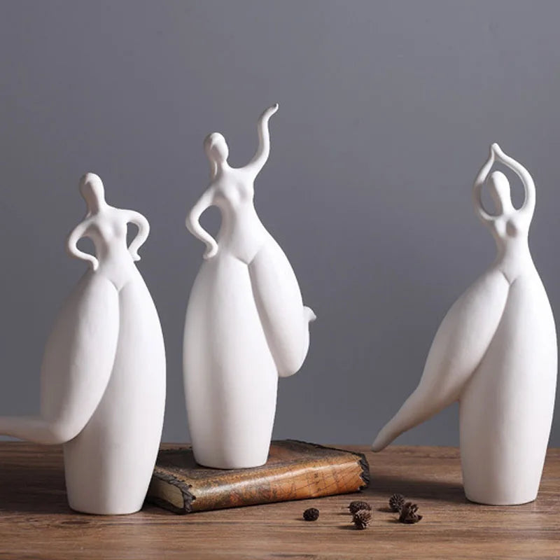 Nordic Dance Girl Sculpture