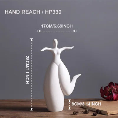 Nordic Dance Girl Sculpture