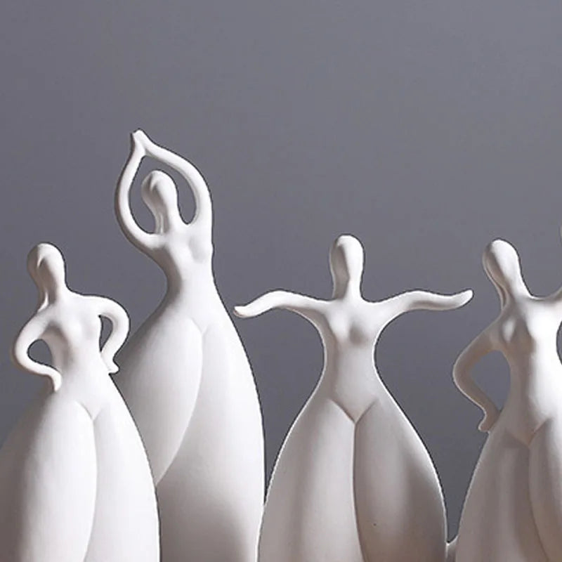 Nordic Dance Girl Sculpture