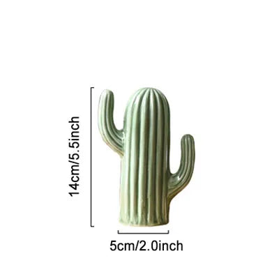 Nordic Ceramic Cactus Decor
