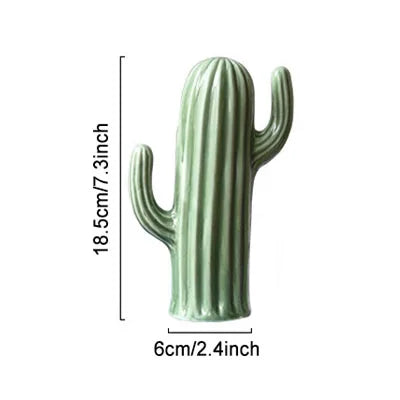 Nordic Ceramic Cactus Decor
