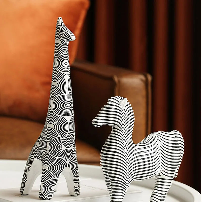 Nordic Animal Figurine Decor
