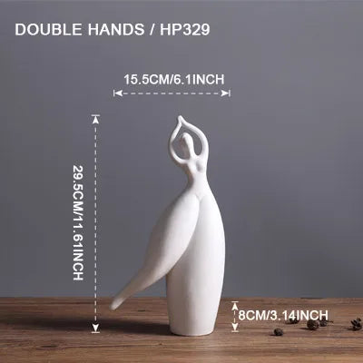 Nordic Dance Girl Sculpture