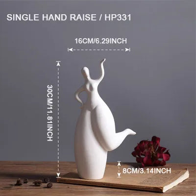 Nordic Dance Girl Sculpture