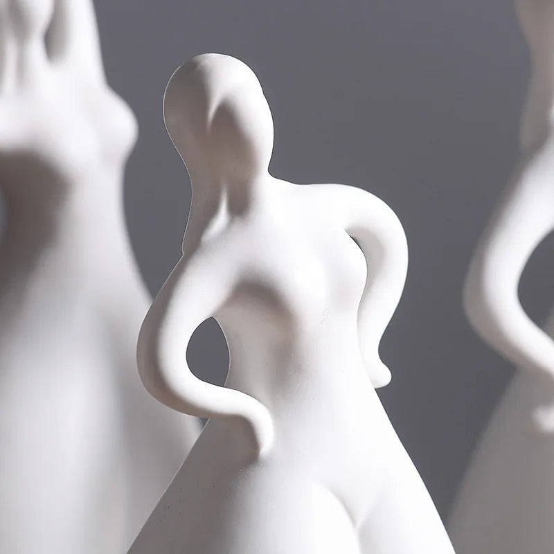 Nordic Dance Girl Sculpture