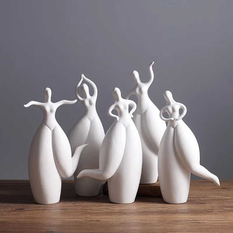 Nordic Dance Girl Sculpture