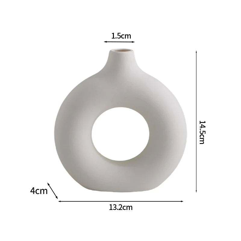 Artisan Fired Ceramic Vase