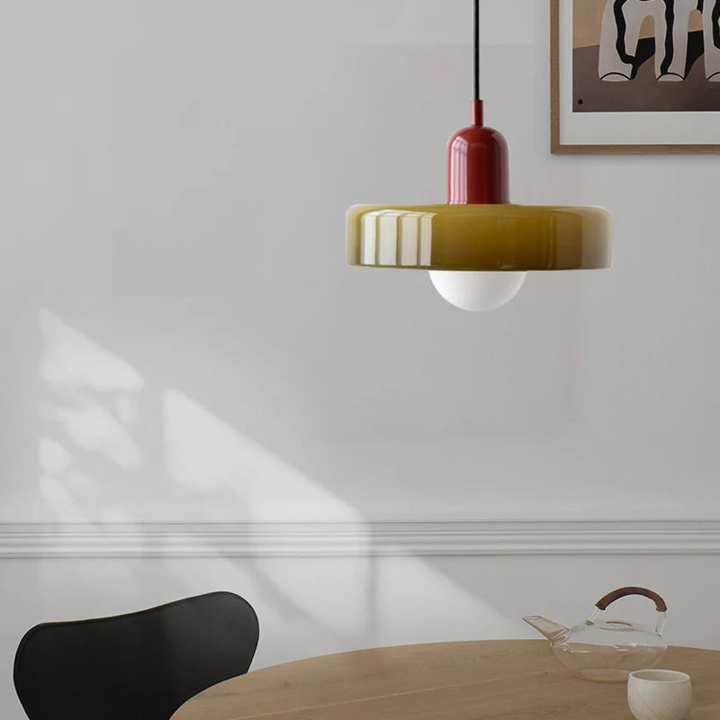 Nordic Retro Glass Pendant Light