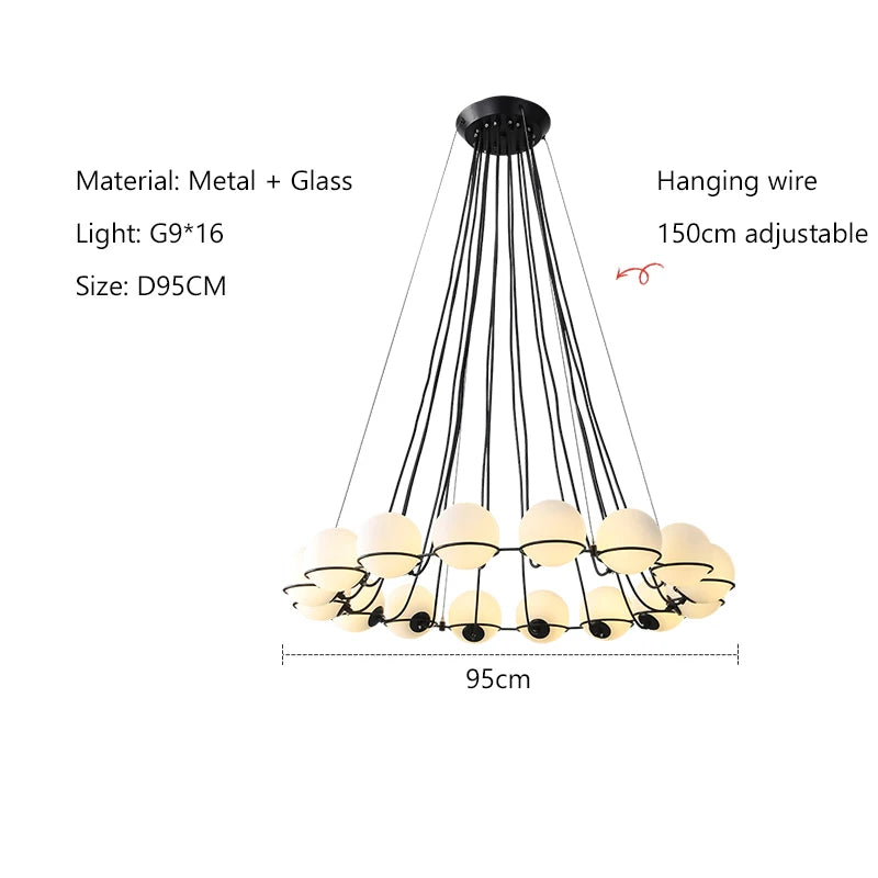 Nordic Magic Bean Chandelier