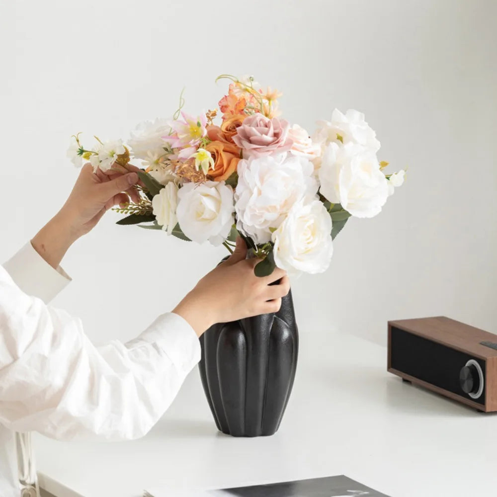 Nordic Bubble Ceramic Vase