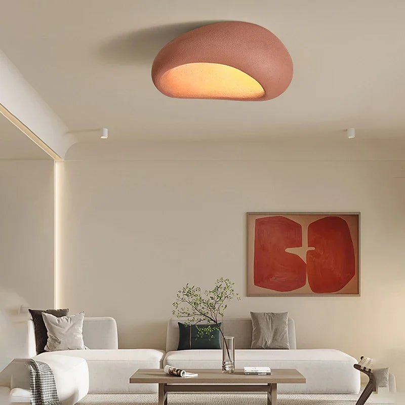 Nordic Cream Wabi-Sabi Ceiling Lamp
