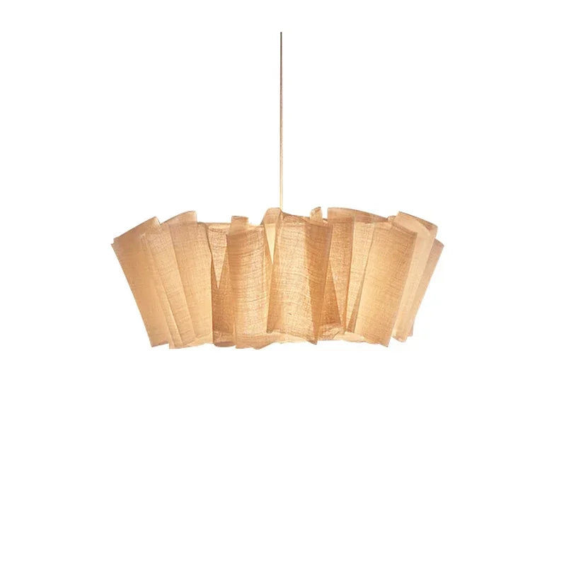 Vintage Wabi Sabi Fabric Chandelier