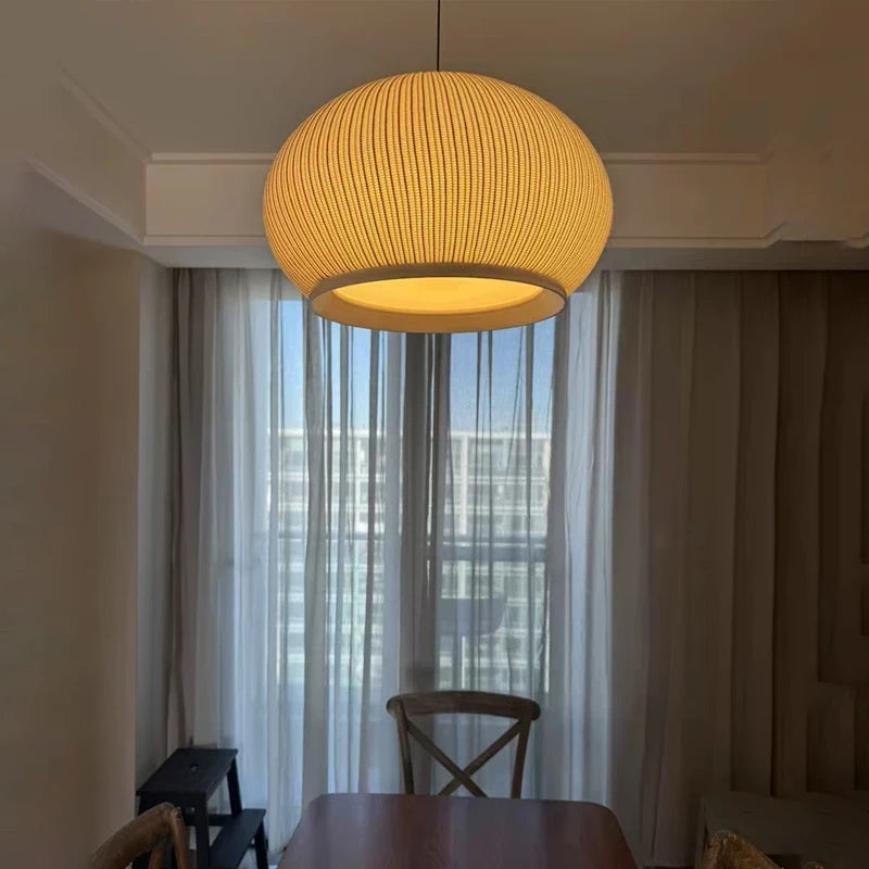 Nordic Woven Fabric Pendant Light
