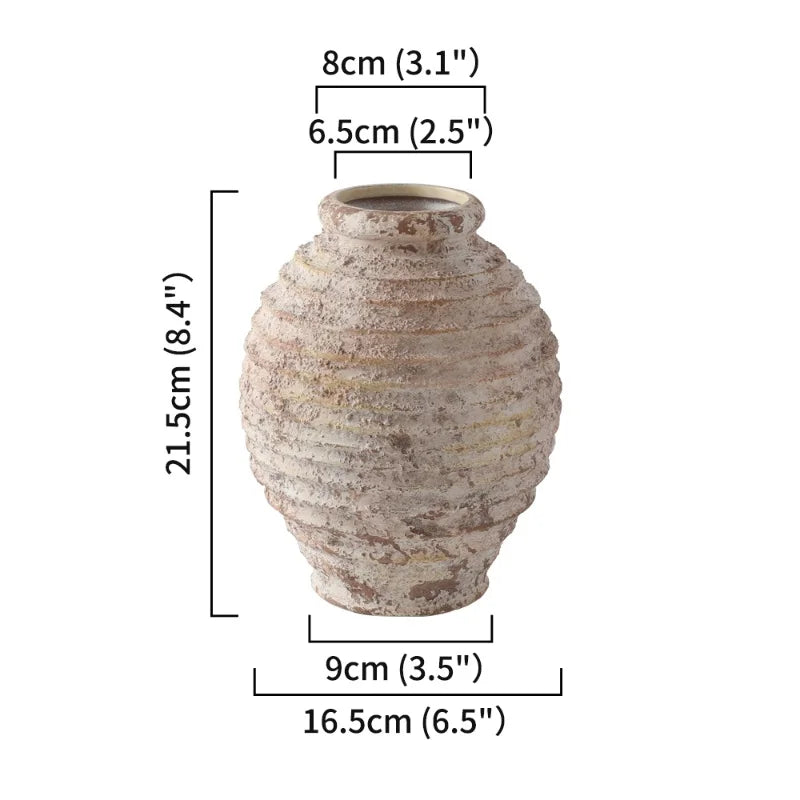 Retro Clay Pottery Vase