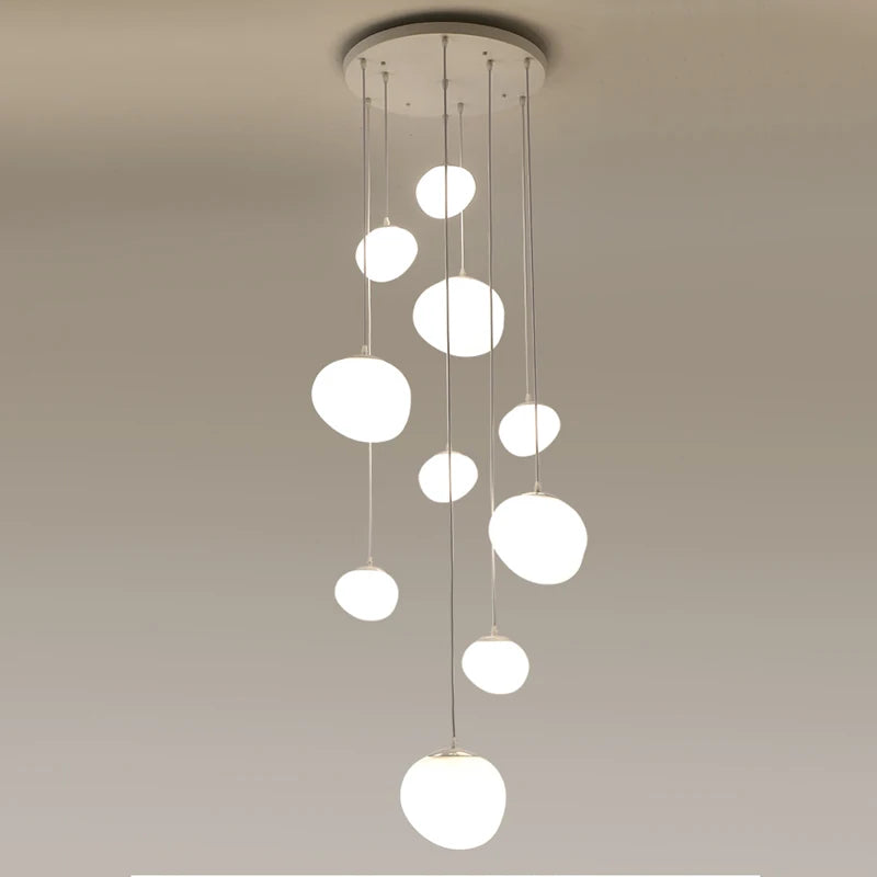 Cobblestone Glass Pendant Light