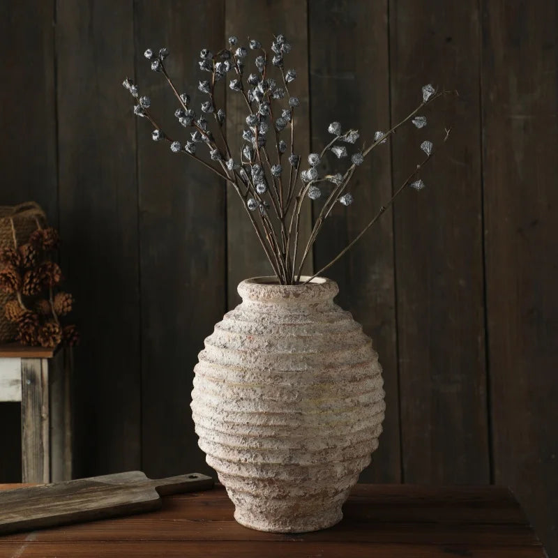 Retro Clay Pottery Vase