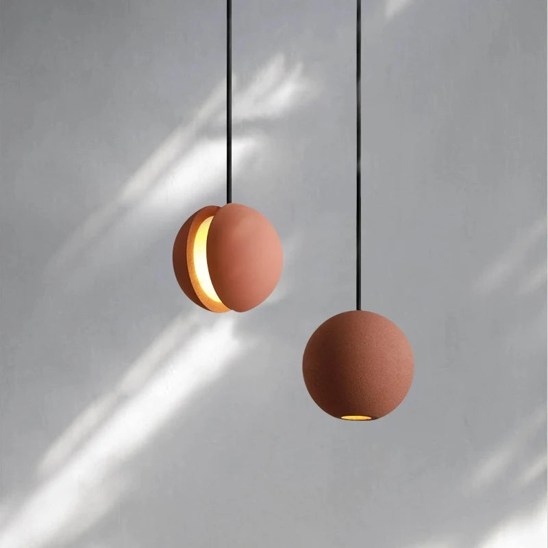 Nordic Cement Planet Pendant Light