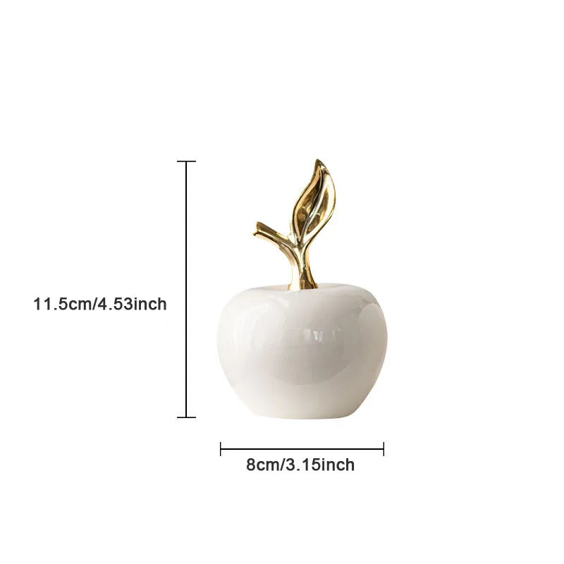 Nordic Apple Ceramic Decor