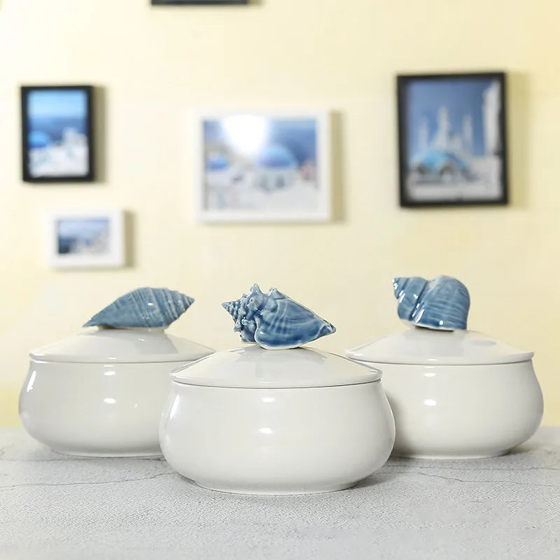 Mediterranean Ceramic Storage Jar