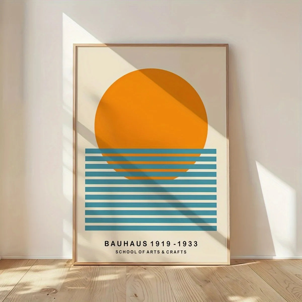 Mid-Century Sun Canvas Art