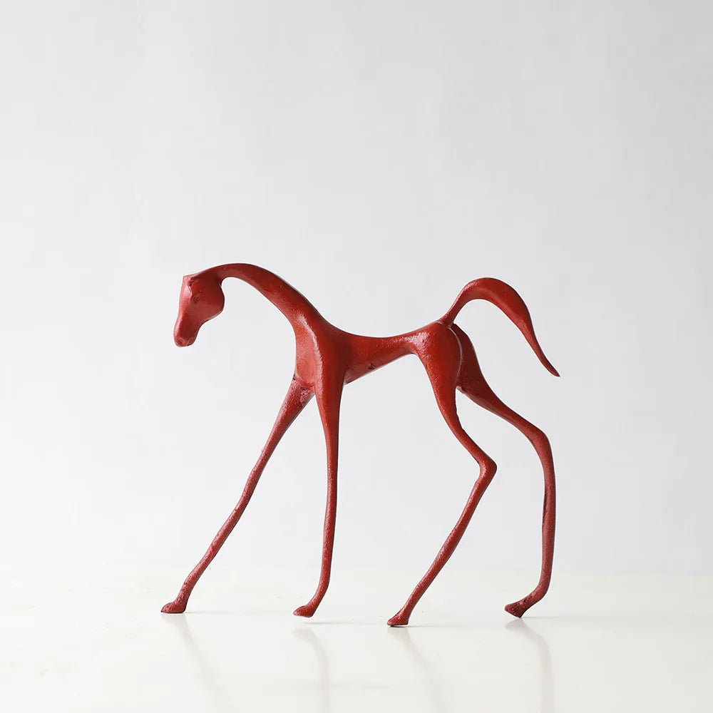 Nordic Geometric Horse Ornament