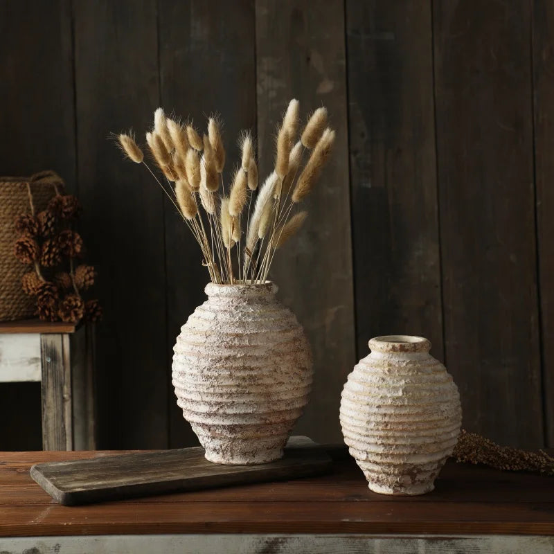 Retro Clay Pottery Vase