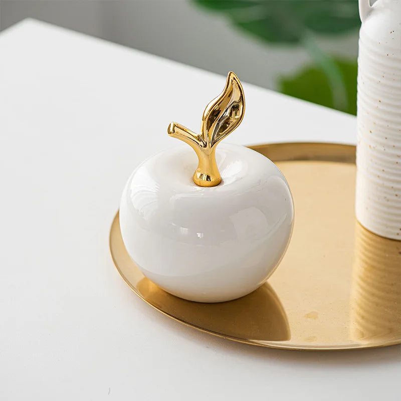 Nordic Apple Ceramic Decor