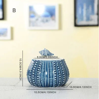 Mediterranean Ceramic Storage Jar