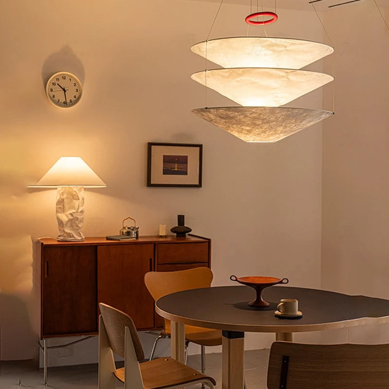 Dupont Paper Wabi-Sabi Chandelier