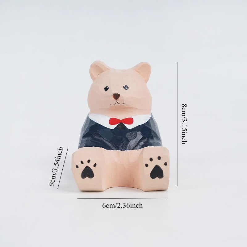 Handcarved Wooden Animal Decor