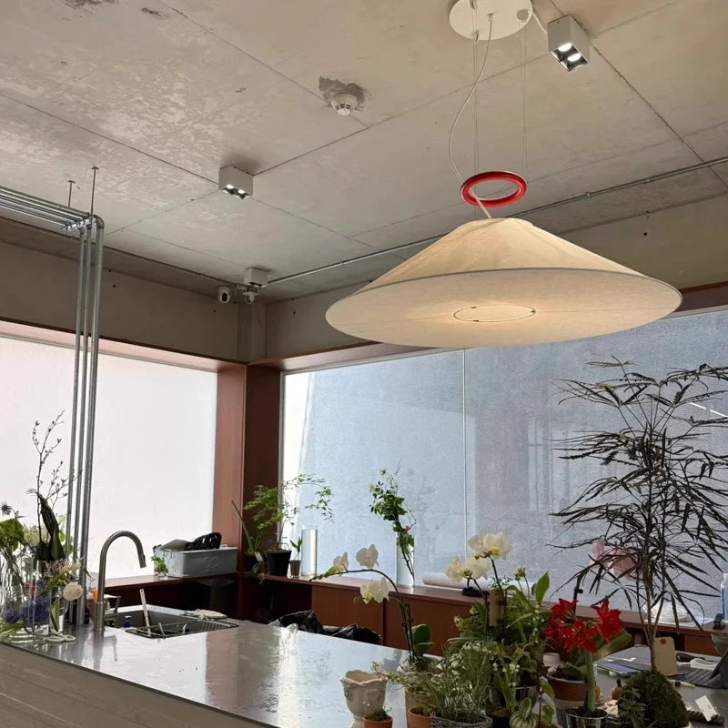 Nordic Wabi-Sabi Paper Pendant Light