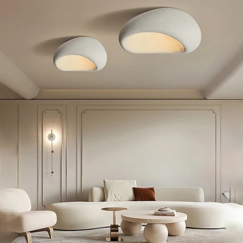 Nordic Cream Wabi-Sabi Ceiling Lamp