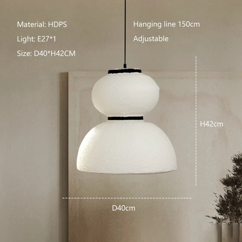 Nordic Wabi-Sabi Pendant Light