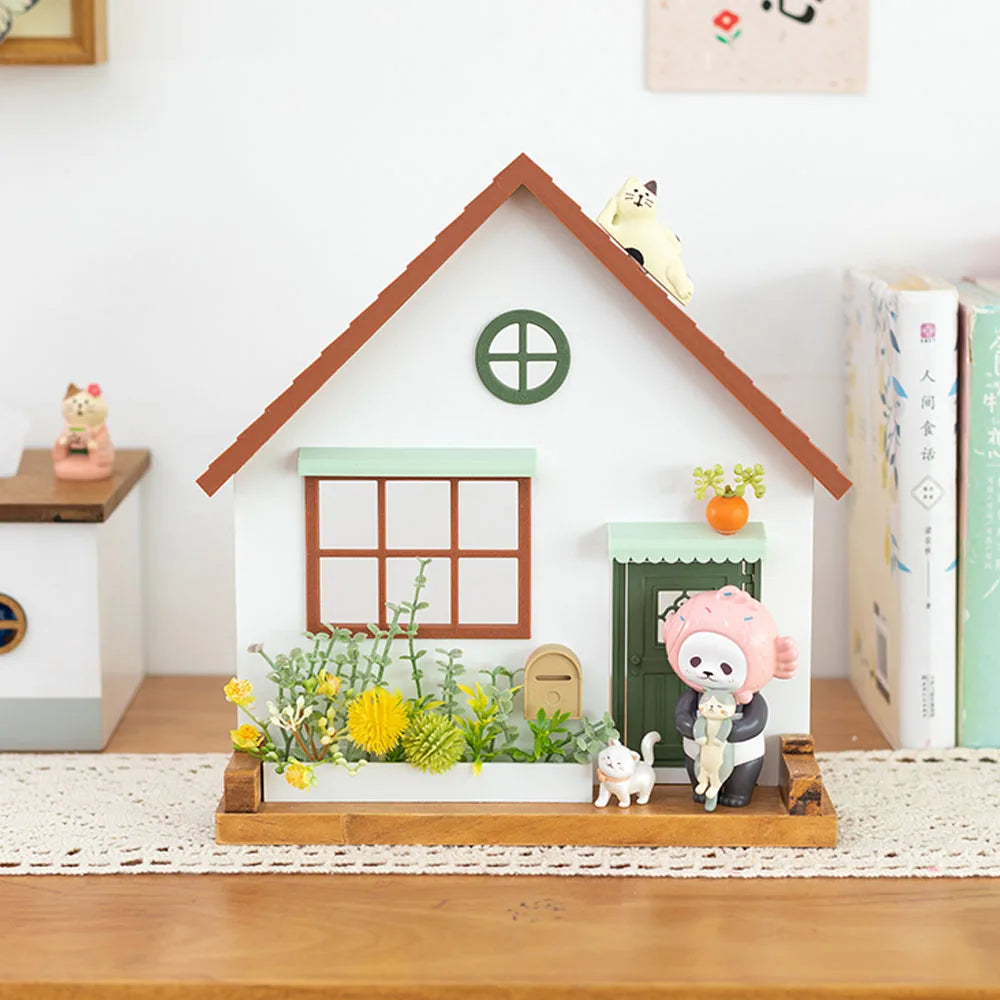 Wooden House Key Holder