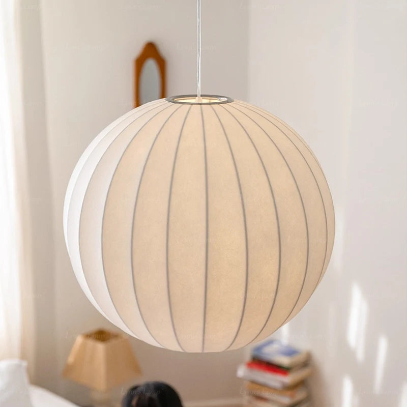 Nordic Silk Ball Chandelier