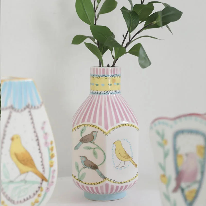 Double-Sided Ceramic Vase