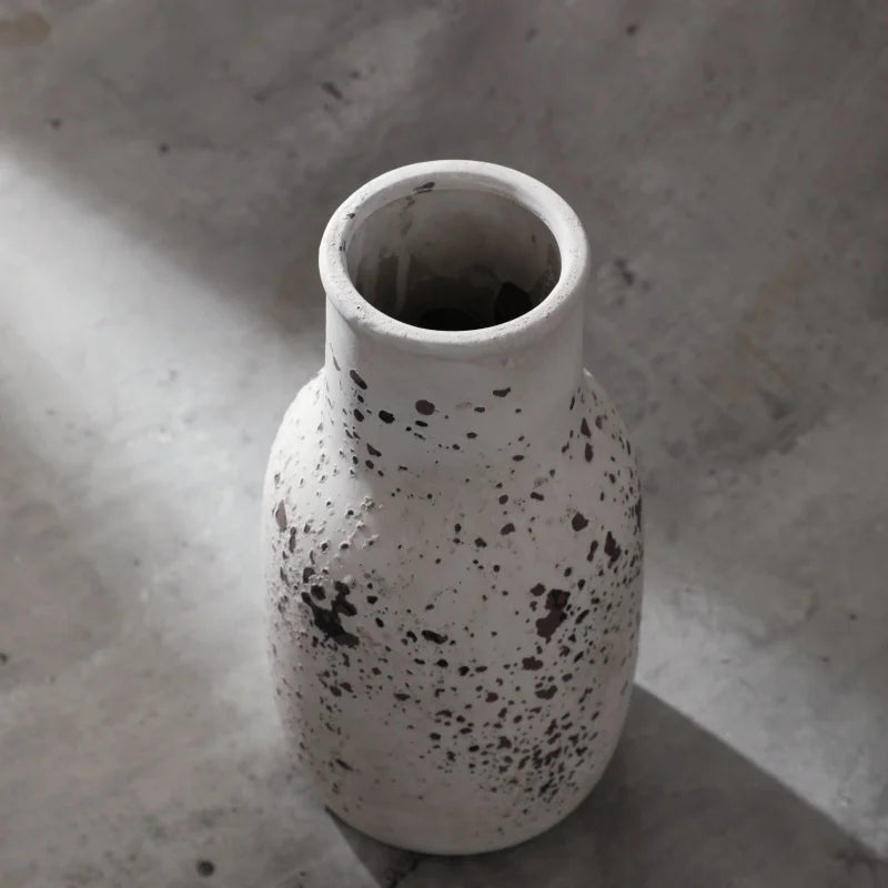 Vintage Distressed Ceramic Vase