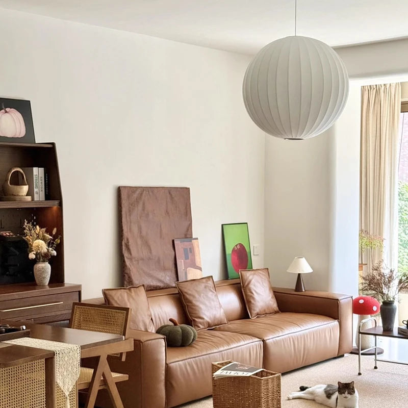 Nordic Silk Ball Chandelier