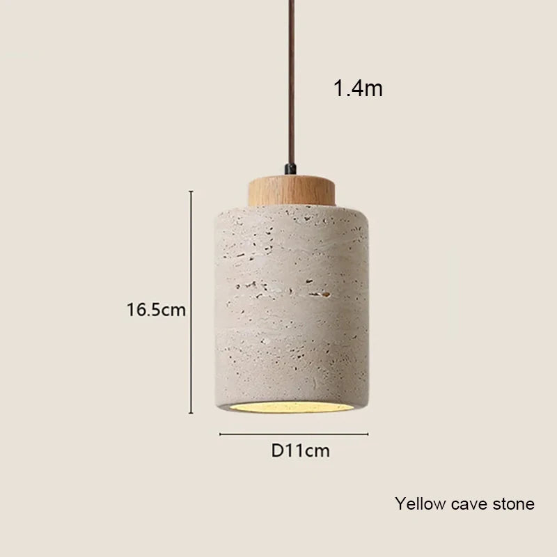 Japanese Stone Pendant Light