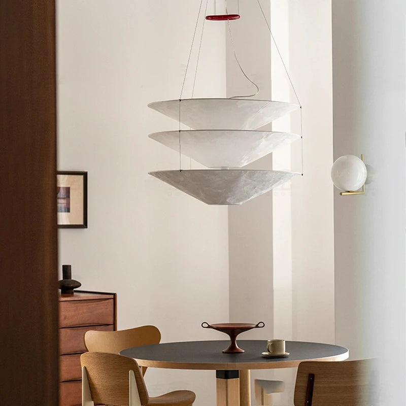 Dupont Paper Wabi-Sabi Chandelier