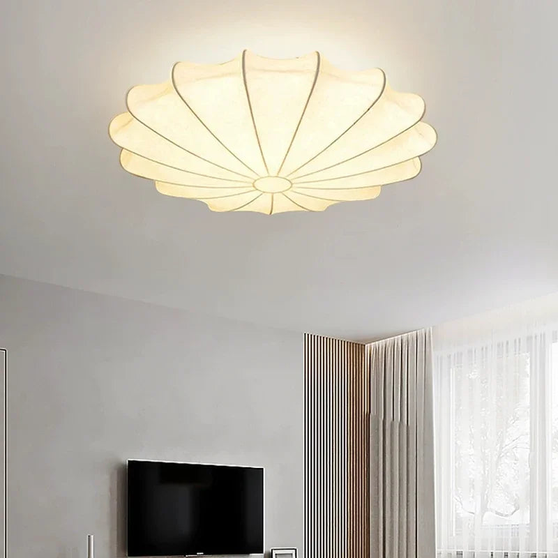 Nordic Silk Wabi-Sabi Ceiling Lamp
