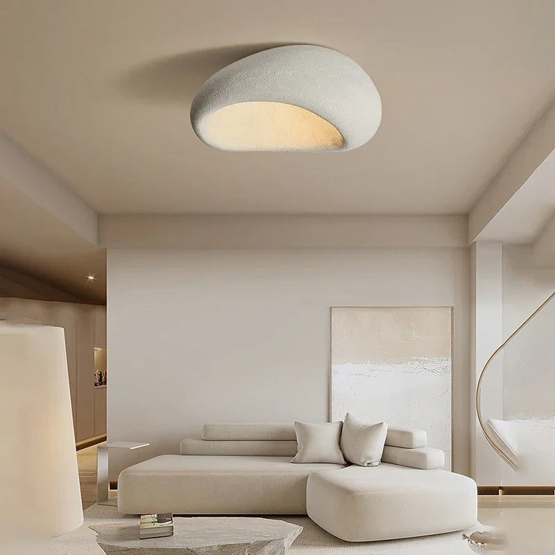 Nordic Cream Wabi-Sabi Ceiling Lamp