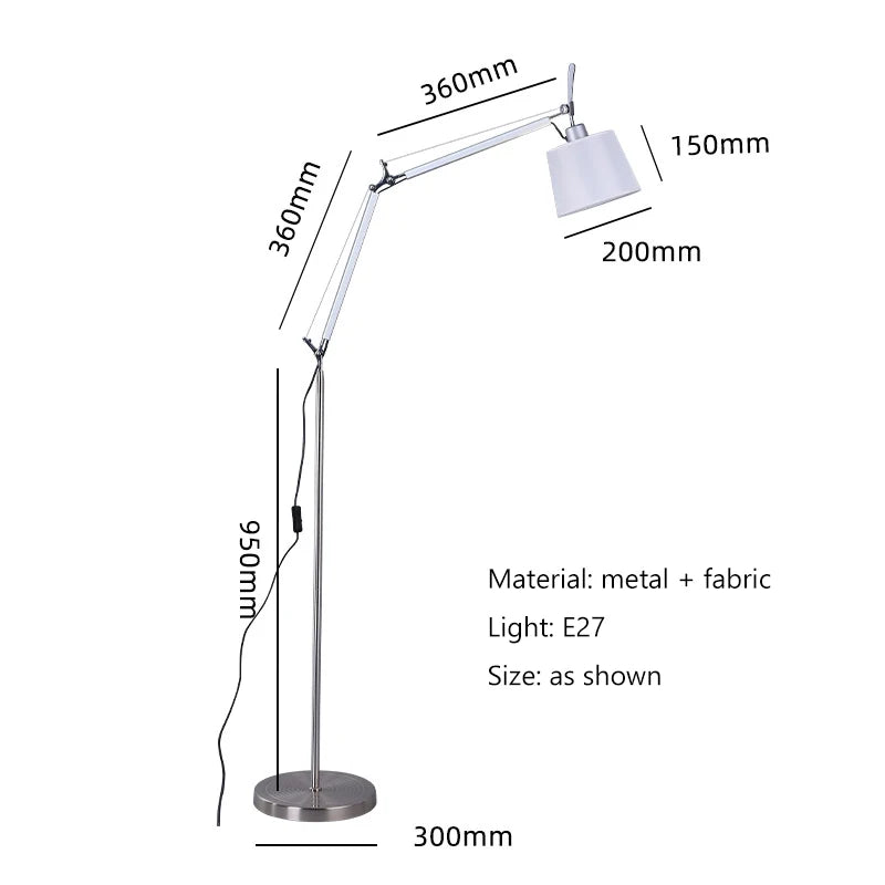 Nordic Long Arm Floor Lamp
