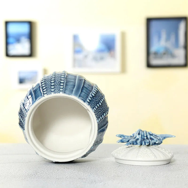 Mediterranean Ceramic Storage Jar