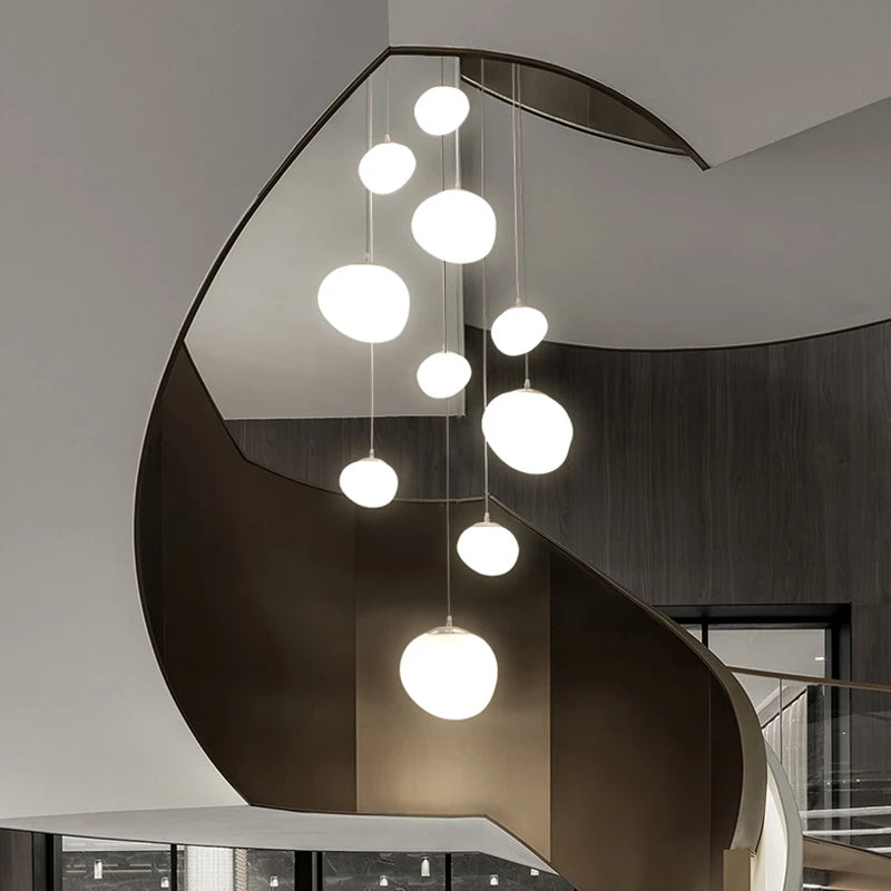 Cobblestone Glass Pendant Light