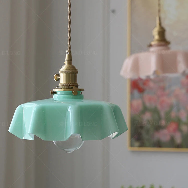 Nordic Cream Glass Pendant Light