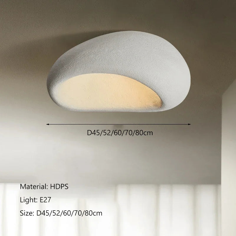 Nordic Cream Wabi-Sabi Ceiling Lamp