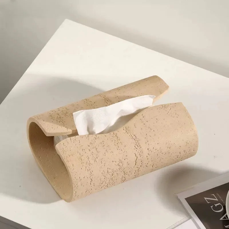 Nordic Resin Tissue Box Decor