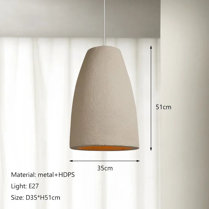 Wabi-Sabi Cream Pendant Light