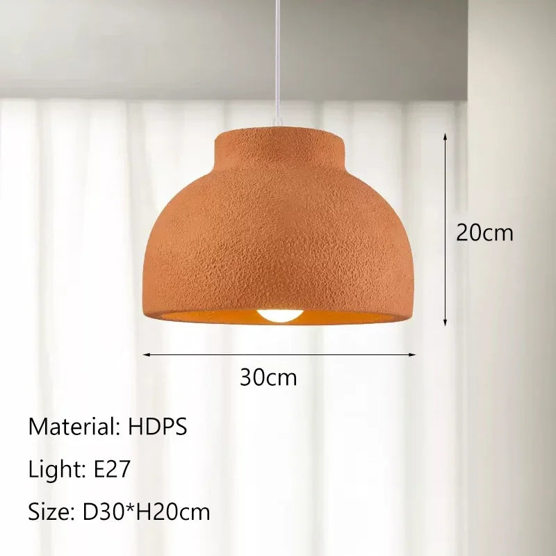 Nordic Bowl Wabi-Sabi Pendant Light
